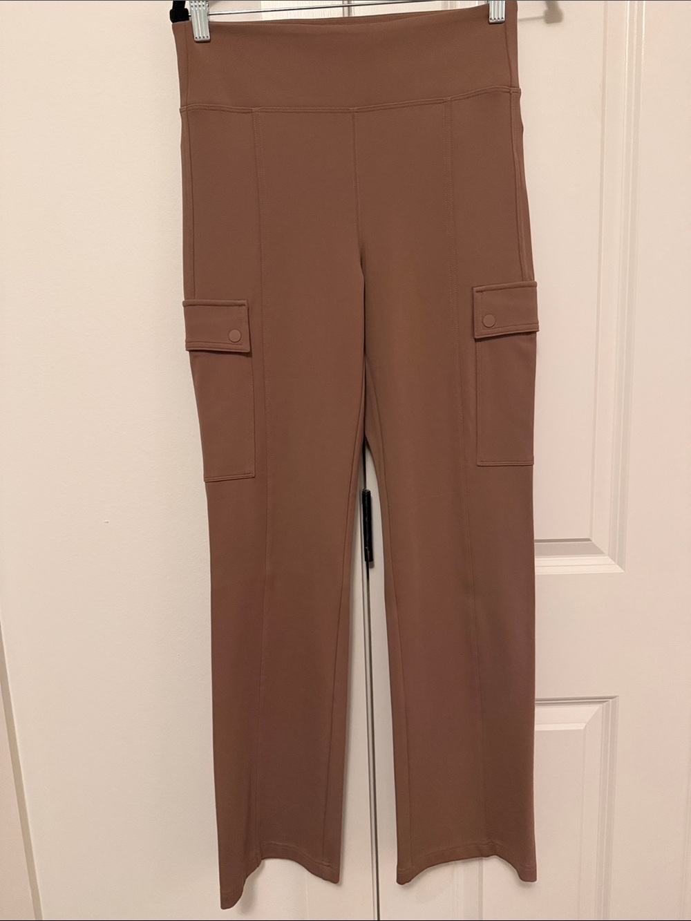 Athleta High-Rise Cargo Flare Pants - Brown
